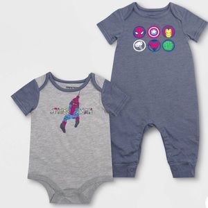 NWT Marvel Spider-Man onesies (2-pcs)